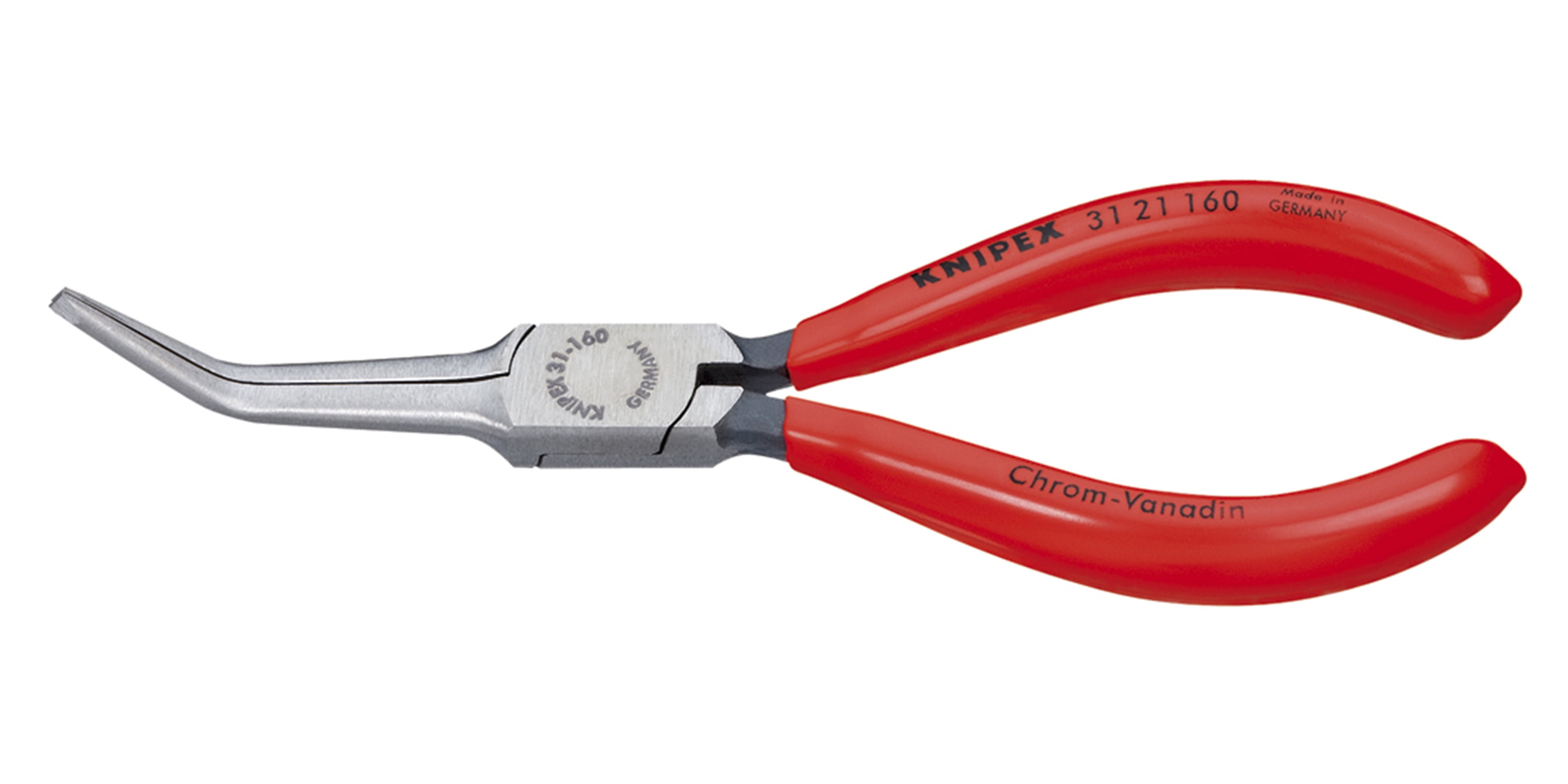 underholdning skraber andrageren KNIPEX Tools 31 21 160, 6.25 Inch Angled Needle Nose Pliers - Walmart.com