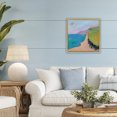 thumbnail image 2 of Stupell Industries Kites over Coastal View Gold Framed Floater Canvas Wall Art design by Jenny Wantuch, 18 x 18, 2 of 9