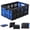 Blue, variant on Bingirl Collapsible 55L Plastic Milk Crate: Heavy-Duty, Stackable Storage Basket with Side Handles for Food, Drinks, Books, and Tools