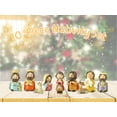 thumbnail image 6 of 10 Pieces Mini Nativity Set, Little People Nativity Sets for Christmas Indoor, Resin Nativity Scene Set for Kids, Baby Jesus Holy Family Statue, Ideal Christmas Decor, Multi-color, 6 of 10