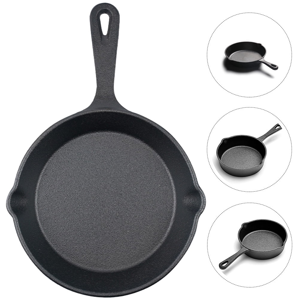 Mini/ Small Preseasoned Cast Iron Frying Pan Square Pancake / Egg