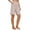Light pink_0415N&03, variant on Striped Linen Shorts Women Drawstring Bermuda Women's Shorts Summer Beach Vacation Lightweight Color Block Shorts with Pockets for Women M