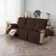 thumbnail image 6 of UPONRAY Waterproof Recliner Covers, Non-Slip 3 Seater Recliner Chair Covers, Washable Furniture Protectors Reclining Chair Cover for Kids Pet Dog(3 Seater,Chocolate), 6 of 11