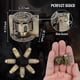 thumbnail image 5 of Set de dados CZYY Metal Polyhedral Bullet Style Cyberpunk Bronce, 5 of 9