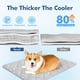 thumbnail image 3 of Tapete Frio para Perros/Gatos, 75*50CM Ultra Grueso Tapete Refrescante para Perro, 4D tapete Fresco para Perro con Tecnología Reduce 3-5°C, Antideslizante y Lavable en Lavadora,Gris, 3 of 9