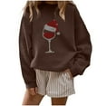 thumbnail image 3 of Aofany Christmas Sweaters for Women, Plus Size Pullover Shirt For Women Merry Christmas Women Casual Long Sleeve O-Neck Sweatshirt Pullover Blouse, 3 of 6