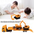 thumbnail image 4 of Juguete Modelo De Camión De Remolque De Ingeniería, Juego De Camiones De Construcción De Aleación Mini Exquisitos De Rodaje De Inercia Para Niños A Partir De 3 Años Para ANGGREK Otros, 4 of 8