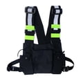 thumbnail image 1 of Fashion Chest Rig Bag Reflective Vest Hip Hop Streetwear Functional Harness Chest Bag Pack Front Waist Pouch Backpack, 1 of 6