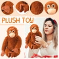 thumbnail image 6 of Punch Monkey Plush 11.8 Inch - Super Soft Cute Plush & Monkey Toy - Stuffed Monkey Plush & Monkey Stuffed Animal Pillow Cushion, 6 of 6