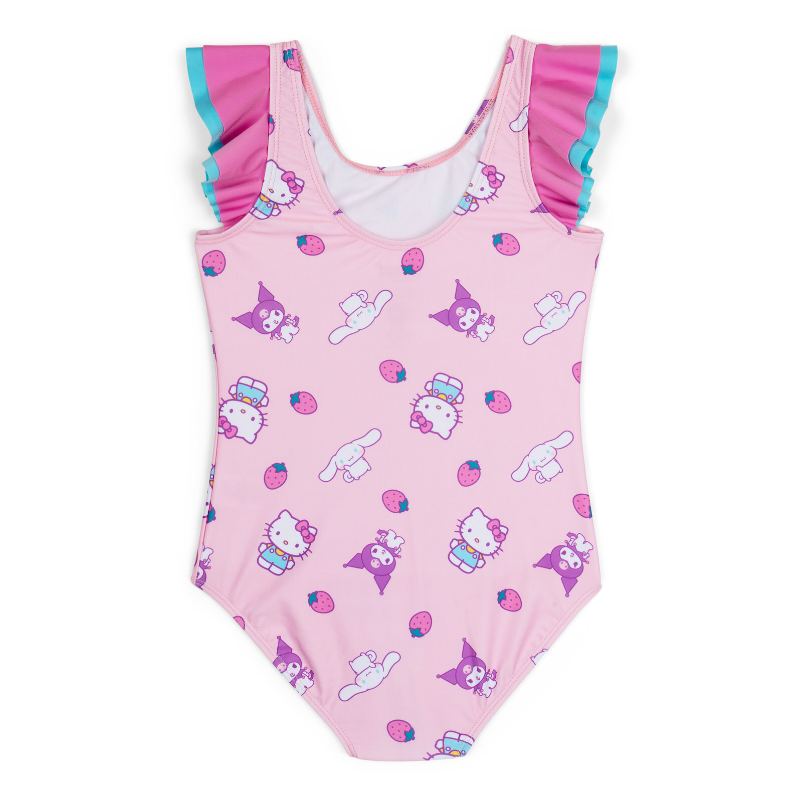 Hello Kitty Kuromi Cinnamoroll UPF 50+ One Piece Bathing Suit Little Kid to Big Kid