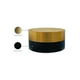 thumbnail image 2 of Meridian Furniture Sun Brushed Gold Top Coffee Table with Matte Black Base, 2 of 6