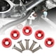 thumbnail image 4 of Kit de reparación de arandelas de parachoques kit de reparación de bahía de motor mantenimiento de acero inoxidable rojo para automóvil ANGGREK Otros, 4 of 8
