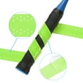 thumbnail image 3 of Uxcell 43.3" Non-Slip Tennis Racket Overgrip Tape Wraps with Hole Fluorescent Yellow 9 Pack, 3 of 6