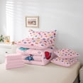 thumbnail image 6 of Manfei Kawaii Cosmos Planet Bedding Comforter Set 7-Piece for Teens Boys Girls,Cartoon Galaxy Rocket King Bedding Sets,Starry Sky Ultra Soft Bed Sheets,Luxury Bedroom Decor,Reversible, 6 of 8