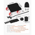 thumbnail image 3 of Professional Furniture Dolly with 5 Swivel Wheels, Supports 3474 lbs, Easy Moving and Transport, 3 of 10