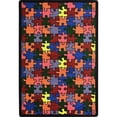thumbnail image 1 of Joy Carpets Playful Patterns Children's Puzzled Area Rug, Multicolored, 5'4" x 7'8", 1 of 1