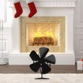 thumbnail image 4 of Ventilador de chimenea Perfecl 5 cuchillas accionado por calor 162x80x192 mm, 4 of 8