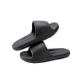 thumbnail image 5 of Gomelly Unisex Shoes Slip On Slides Open Toe House Slippers Non-slip Bedroom Indoor Outdoor Black 9.5-10, 5 of 6