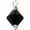 Black, variant on April - Clear Crystal Bicone - Good Luck Green Four Leaf Clover Charm Bead Dangle with Mini 2025