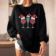 thumbnail image 2 of USSUMA Women Christmas Pullovers Tunics, Womens Tops and Blouses Scoop Neck Ladies Henley Shirts Long-Sleeve Dressy Plus Size Vintage Tee Pullover Tops Shirts Xmas Tree Gnomes Pattern Top, 2 of 8