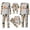 a20-Grey, variant on Halloween Family Pajamas Sets 2Pcs Ghost Print Holiday PJs Sleepwear Loungewear for Man/Woman/Kid/Baby