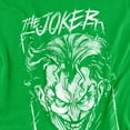 thumbnail image 2 of Batman Joker Storm On Green Kids T Shirt (X-Large) for Youth Toddler Boys and Girls, Kelly Green, 2 of 5