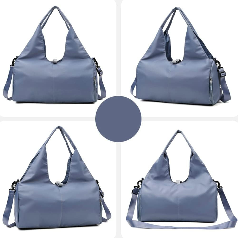 Kukuzhu Gym Bag for Women with Shoe Compartment,Waterproof Gym Tote Corssbody Bag Sports Travel Duffle Bag for Vacation Yoga 2023