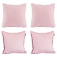 thumbnail image 1 of Set de 4 Cojines Decorativos (2 Cuadrados + 2 Cuadrados Grandes) Pink Rosa, 1 of 7