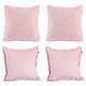 thumbnail image 1 of Set de 4 Cojines Decorativos (2 Cuadrados + 2 Cuadrados Grandes) Pink Rosa, 1 of 7