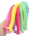 thumbnail image 4 of 8pcs Wristband Fidget Toys Textured Sensory Toys Worm Noodle Textured Elastic Rope Fidget Toys Anxiety Autism Stress Relief 1pcs (Random Color), 4 of 5
