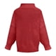 thumbnail image 5 of ICHUANYI Clearance Women's Casual Solid Tops Knitting Long Sleeves Pullover Sweater(Wine, XL) ICHUANYI WER2023081201326, 5 of 5
