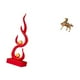thumbnail image 5 of Figura Abstracta De Caballo En Llamas De Resina, Escultura Moderna De Caballo De Fuego, Artesanía Para Patio, Oficina, Estantería, Escritorio, Dormitorio, Estante, Decoración Del Hogar, Regalo, 5 of 8