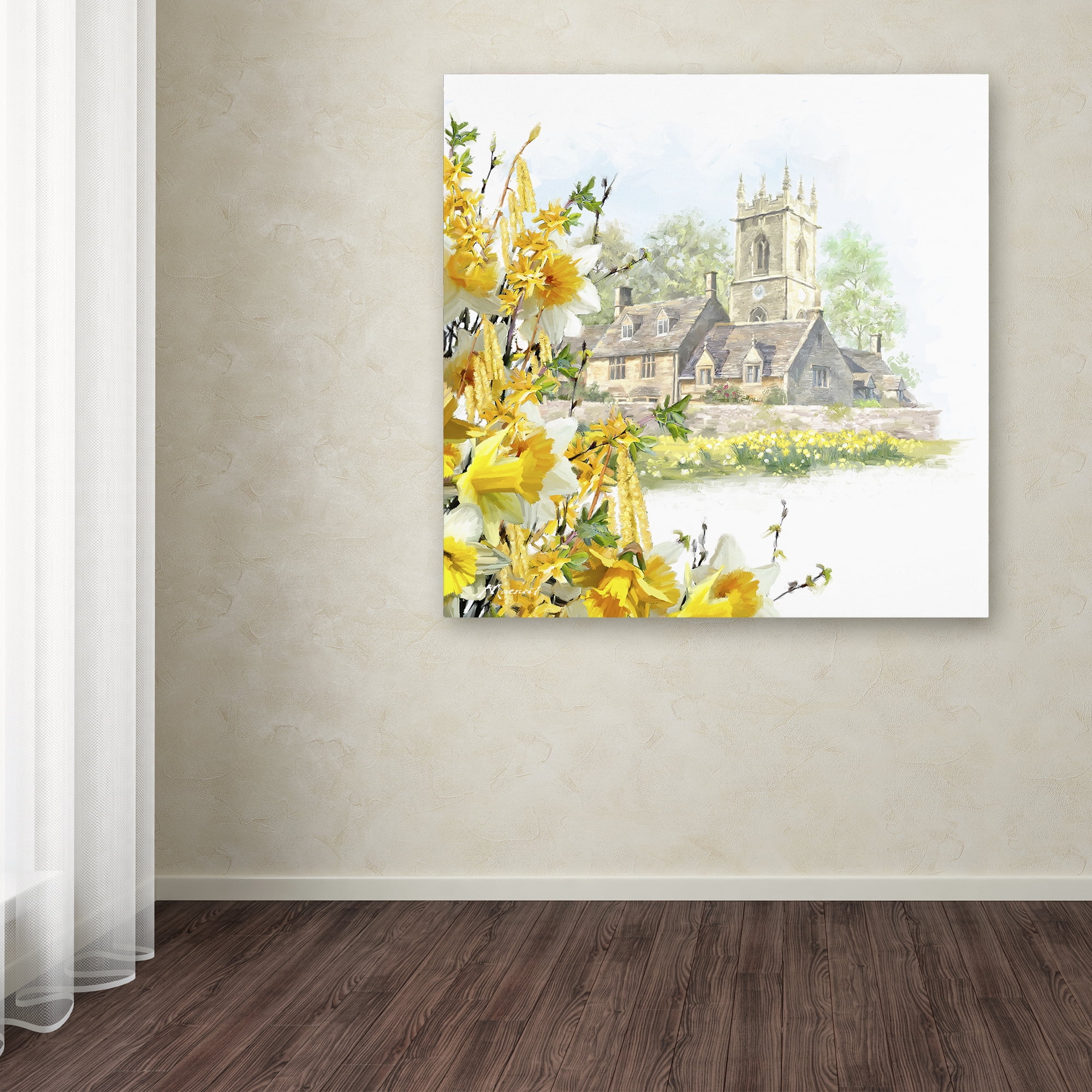Trademark Fine Art 'Easter Scene' Canvas Art by The Macneil Studio
