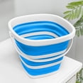 thumbnail image 7 of Bowayaoa Portable Collapsible Water Bucket, Foldable Leakproof Silicone Pail, Durable Space-Saving Storage Tub, Container for Camping, Fishing, Beach, Car Washing, Travel, Dorm and Household, 7 of 7