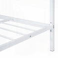 thumbnail image 6 of Full Size Metal Platform Bed with No Box Spring,White,Stable for Bedroom, 6 of 19