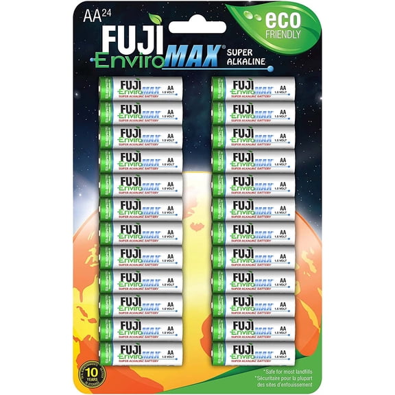 Fuji Batteries 4300BP24 EnviroMax AA Digital Alkaline Batteries (24 pk)