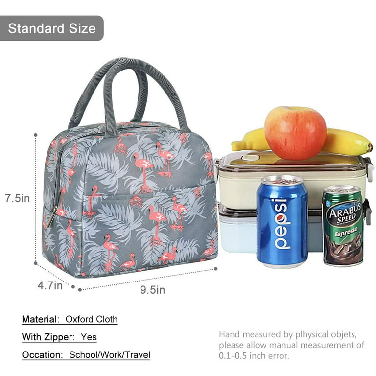 Insulated Lunch Bag, 17L Expandable Double Deck Lunch Bag for  Women/Men/Kids, Leakproof Warmer/Cooler Lunch Tote Bag with Side  Pocket&Shoulder Strap