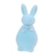 thumbnail image 4 of Mini figura de conejo flocado, estatua de conejito, adorno decorativo de animal, pieza central Azul, 4 of 9
