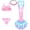 CX44, variant on Girls Swimming Mermaid Tails Sets 7-8Years