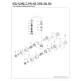 thumbnail image 3 of Kingston Brass KS212SN Kingston Two-Handle 2-Hole Wall Mount Bar Faucet in Brushed Nickel, 3 of 5