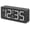 Black (Plug-in), variant on Wooden Digital Alarm Clock for Bedroom - Desk Clock for Living Room with Large Numbers, Dimmer, Loud Alarm for Heavy Sleepers with Volume Control, DST, Office Wood Decor (Plug in Clock)