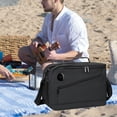 thumbnail image 6 of QSTDGVPW Insulated Cooler Bag Oxford Cloth Thermal Storage for Outdoors Travel Picnic Black, 6 of 9