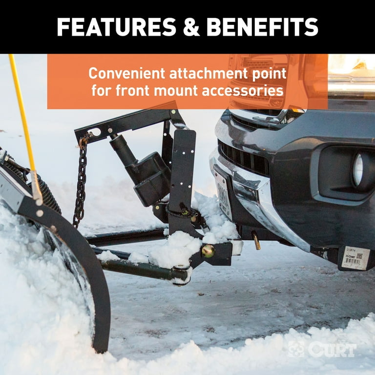 CURT 120863 Class 2 Trailer Hitch With Ball Mount - 1-1/4" Receiver, Fits Select Hyundai Genesis Models