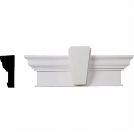 

175 B.W x 183.5 T.W x 12 H x 1.25 P in. Crosshead with Deco Keystone