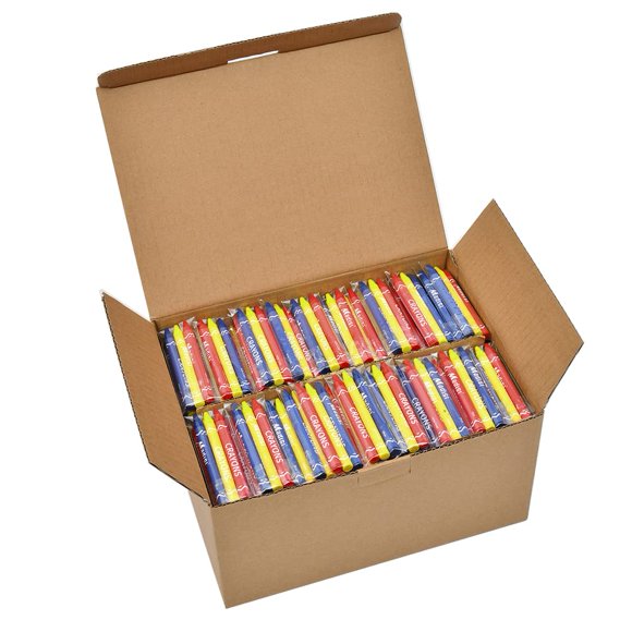 Crayones Madisi, paquete a granel, 900 unidades, 3 colores, 300 paquetes