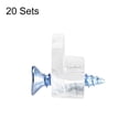 thumbnail image 1 of Lefu 20Set Glass Retainer Clips Kit, 13mm Dia Cabinet Door Clips Mirrors Holder, 1 of 9