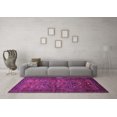 thumbnail image 3 of Ahgly Company Indoor Square Persian Purple Traditional Area Rugs, 8' Square, 3 of 4