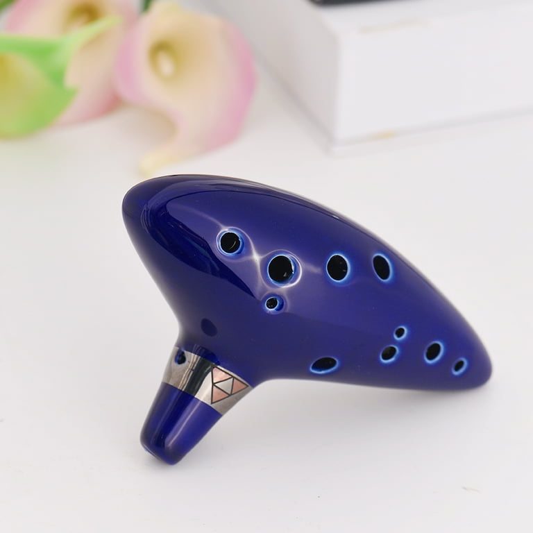 Ocarina 12 trous Alto C, FineGood Instrument de musique Ocarina en