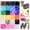 24Color, variant on 370 Pcs Crystal Kits Hanging Chandelier Crystals Prisms Parts Rainbow Maker Pendants DIY Sun Catchers Beads