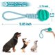 thumbnail image 3 of Juguete de pelota para perros, pelota de goma para perros, dientes limpios, pelota de goma para masticar con cuerda para perros pequeños, medianos y grandes JM, 3 of 5